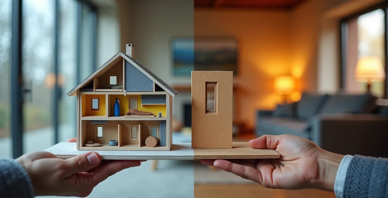 Energieberater zeigt individuellen Sanierungsfahrplan auf Tablet