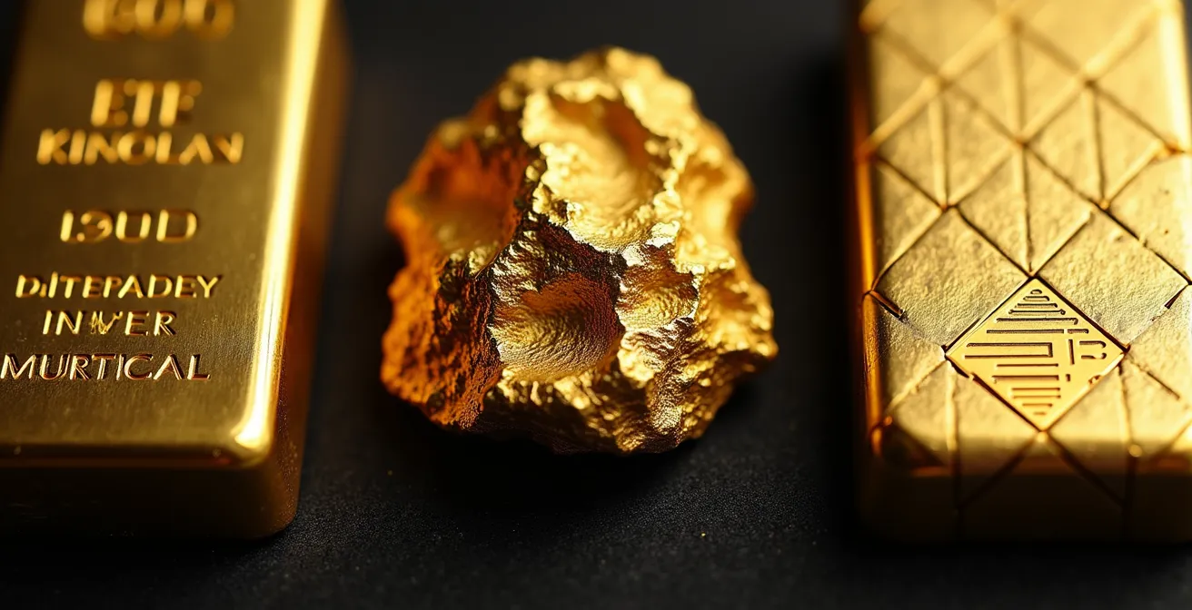 Vergleich verschiedener Goldanlageformen für deutsches Portfolio