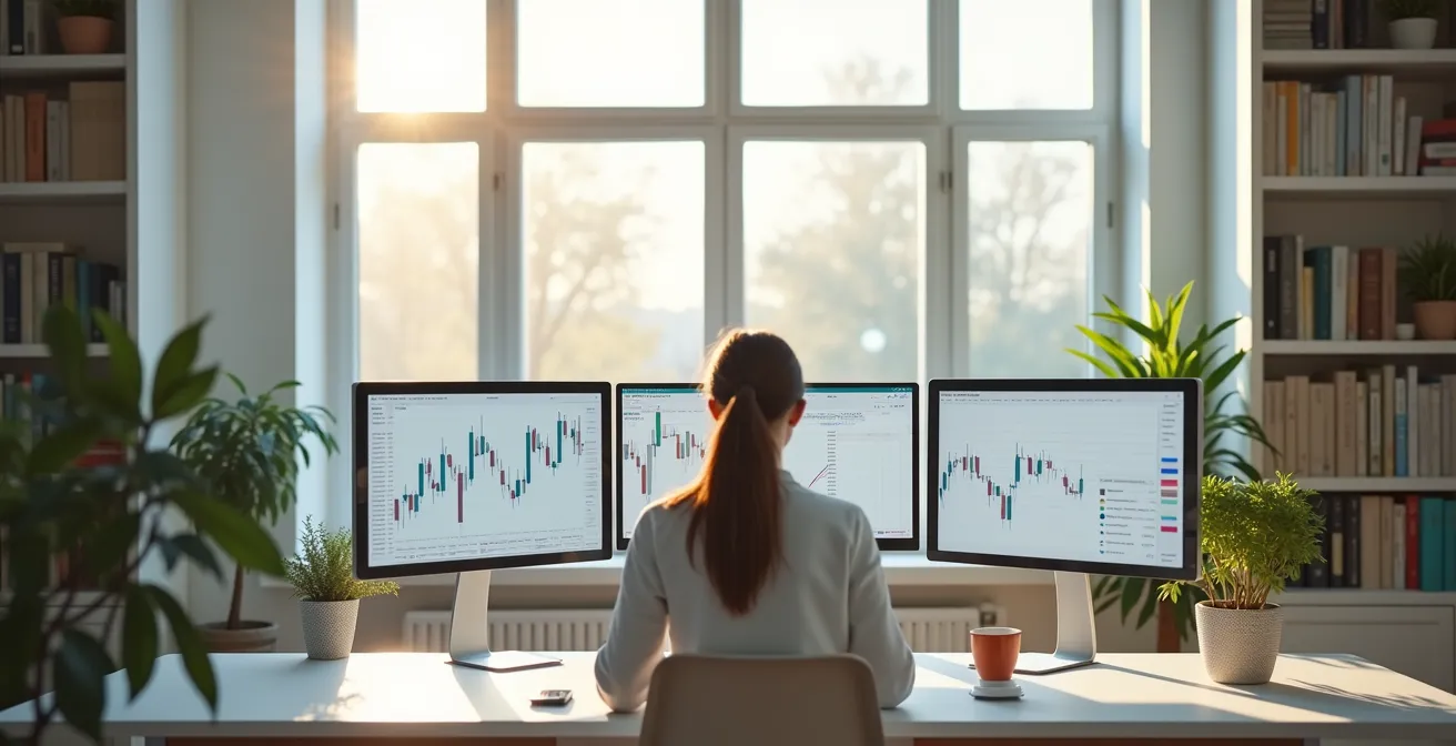 Selbstgesteuertes Lernen über Finanzen mit digitalen Ressourcen in einer ruhigen Umgebung